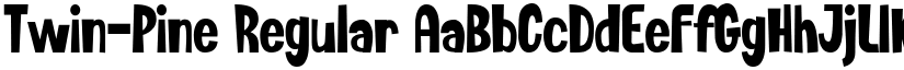 Twin-Pine Regular font