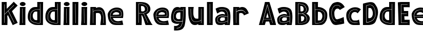 Kiddiline Regular font