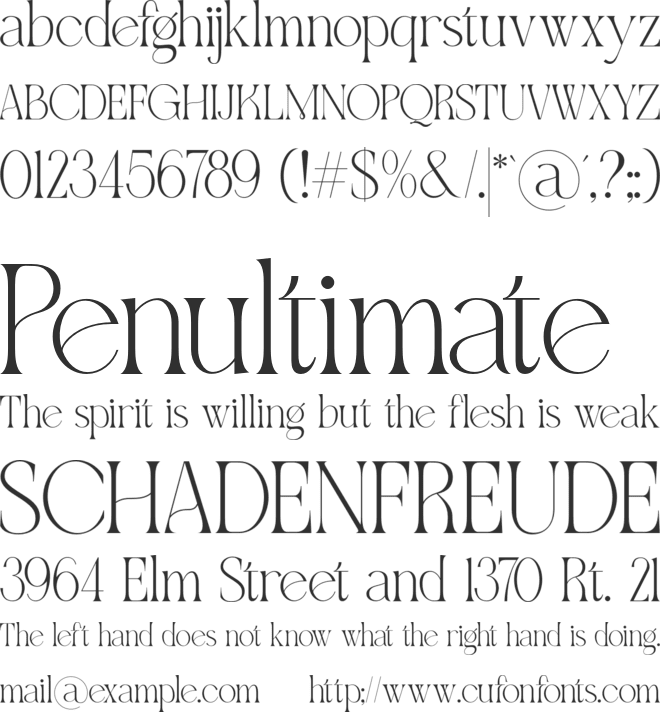 Qellia Personal Use Only font preview