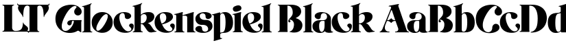 LT Glockenspiel Black font