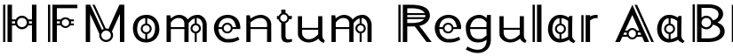HFMomentum Regular font