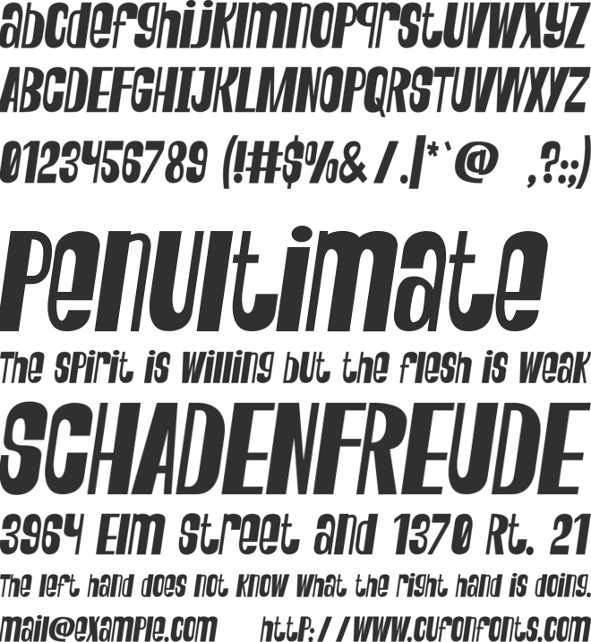 SOLOKUTHA font preview