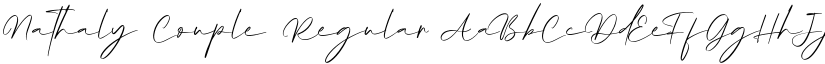 Nathaly Couple Regular font