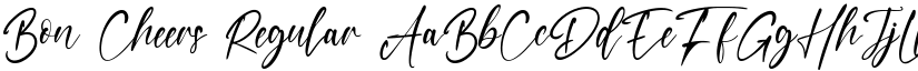 Bon Cheers Regular font