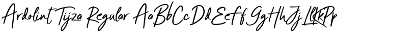 Ardolint Tijza Regular font