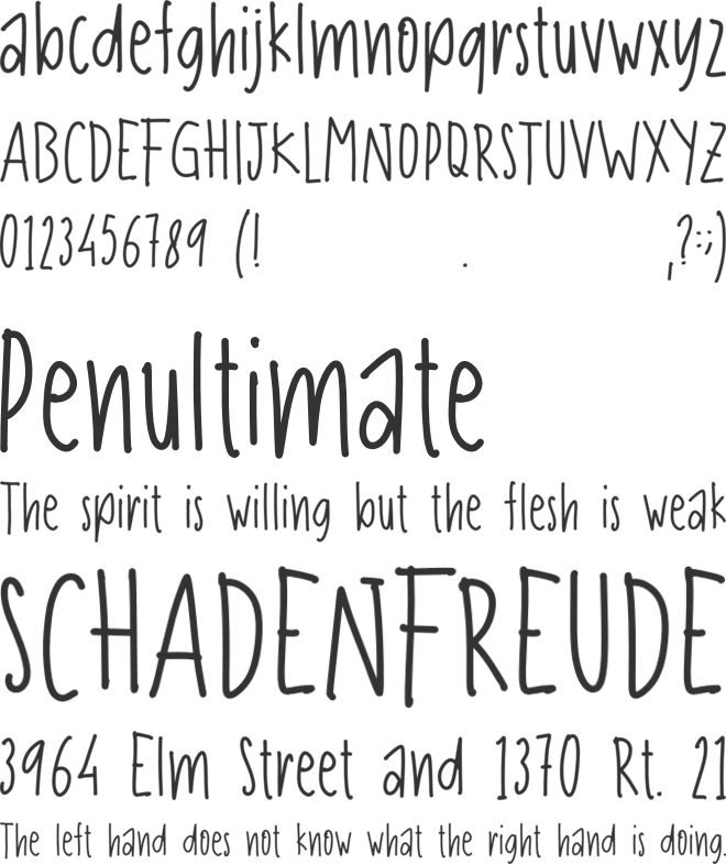 Jumpheart font preview