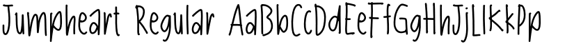 Jumpheart Regular font
