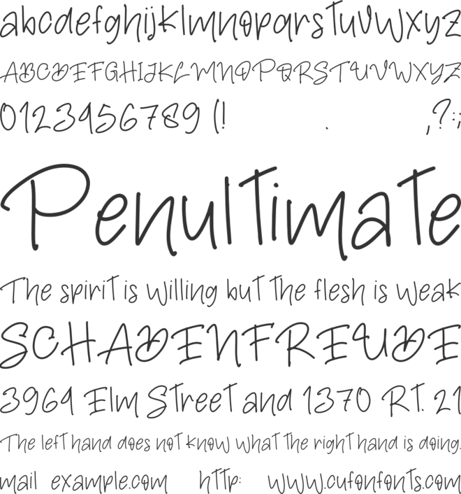 Summer Hellow font preview