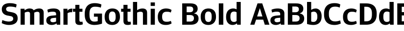 SmartGothic Bold font