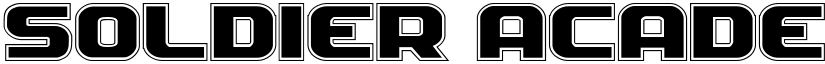 Soldier Academy Expanded Expanded font