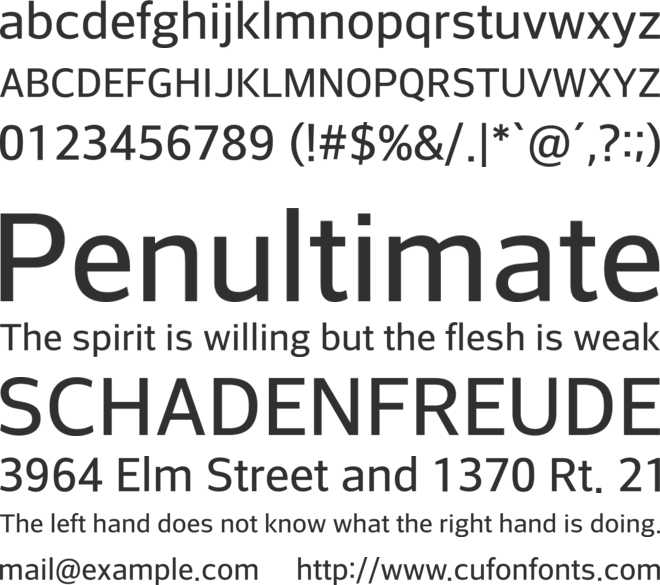 SmartGothic font preview