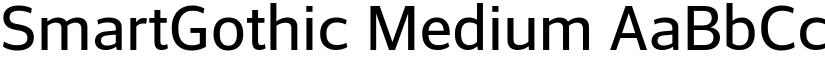 SmartGothic Medium font
