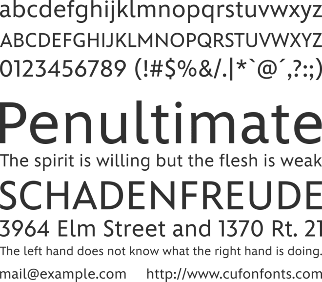 Matterhorn font preview