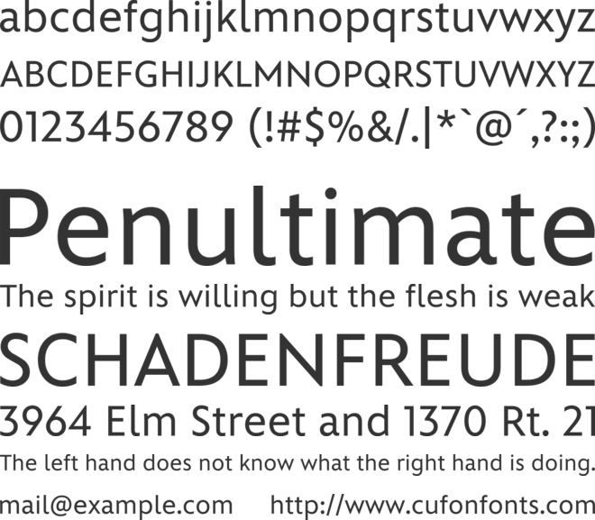 Matterhorn font preview