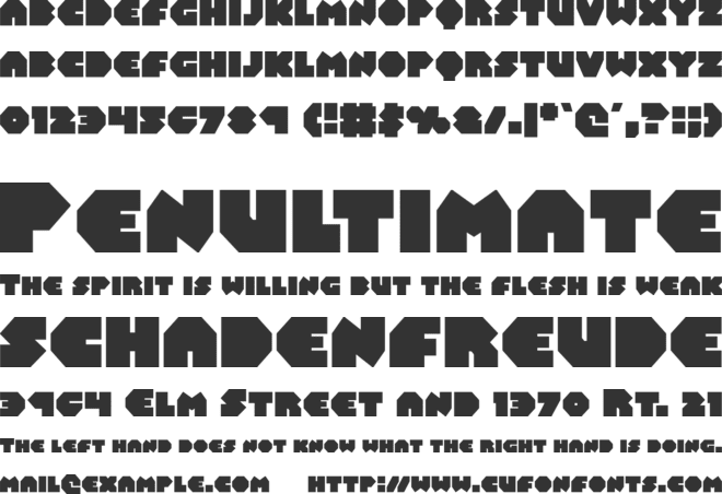 Bal-Astaral font preview