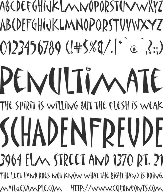 Matisse ITC font preview