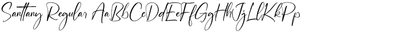 Santtany Regular font