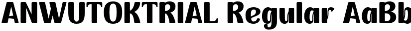ANWUTOKTRIAL Regular font