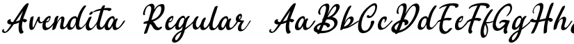 Avendita Regular font