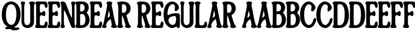 QUEENBEAR Regular font
