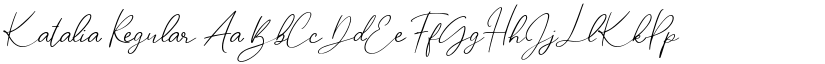 Katalia Regular font