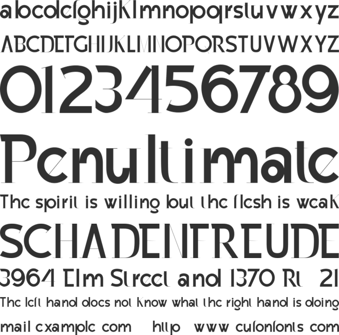 Fiorella font preview
