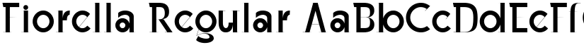 Fiorella Regular font