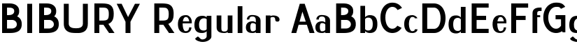 BIBURY Regular font