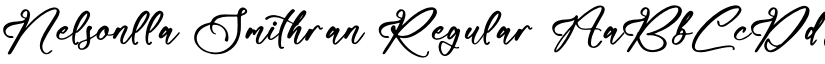 Nelsonlla Smithran Regular font
