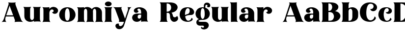 Auromiya Regular font