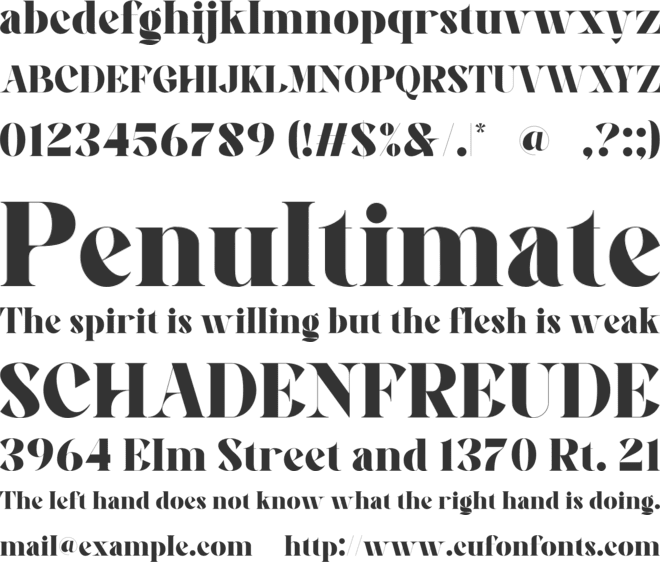 Agaleoz font preview