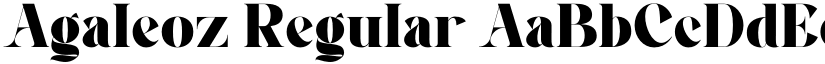 Agaleoz font download