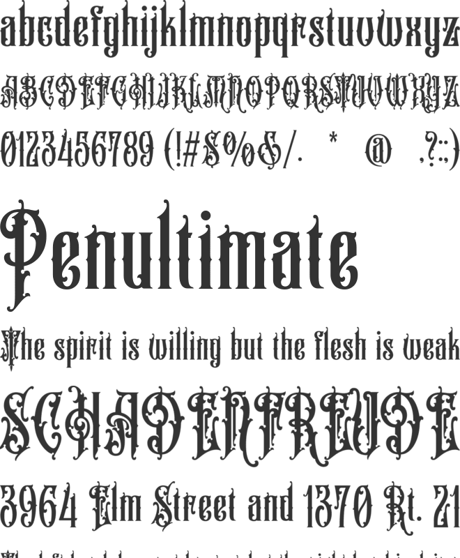 Soft Mouth font preview