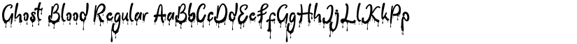 Ghost Blood Regular font
