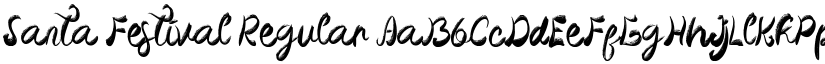 Santa Festival Regular font