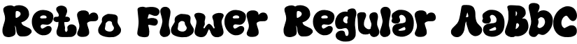 Retro Flower Regular font