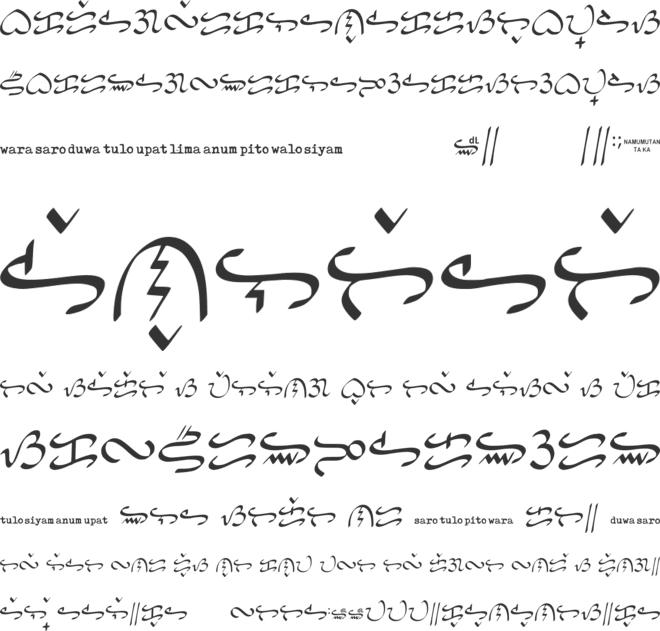 Bicol_express_font font preview