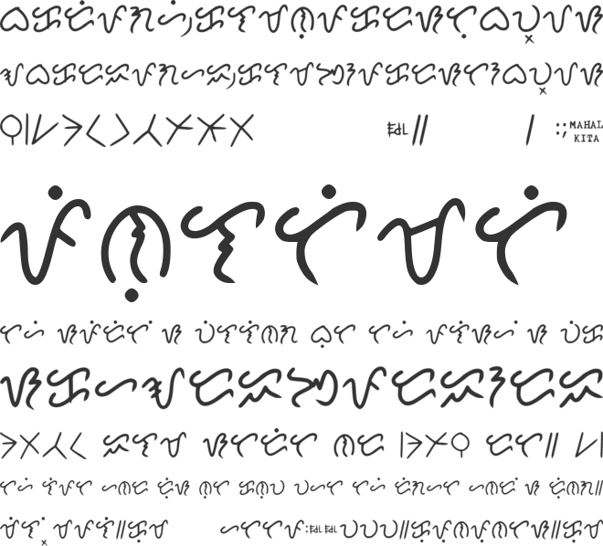 Takipsilim_baybayin_font font preview