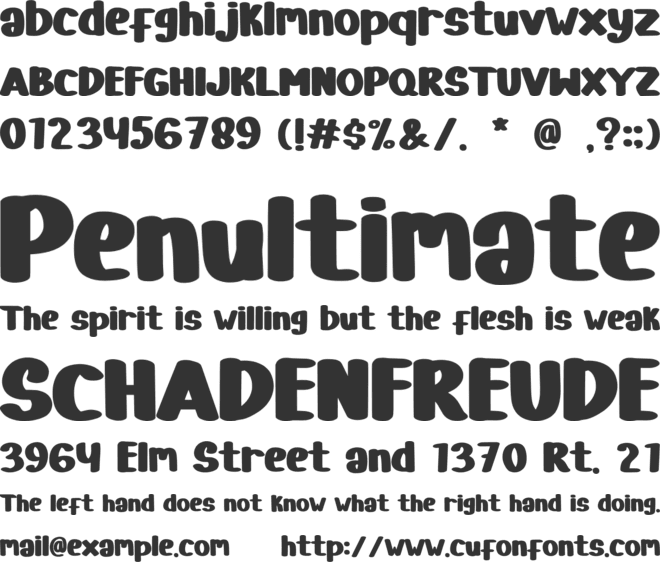 Banana Summer font preview