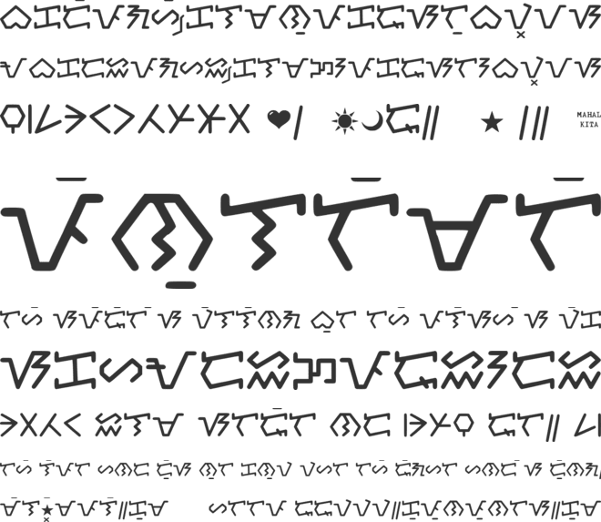 Paraluman_baybayin_font font preview