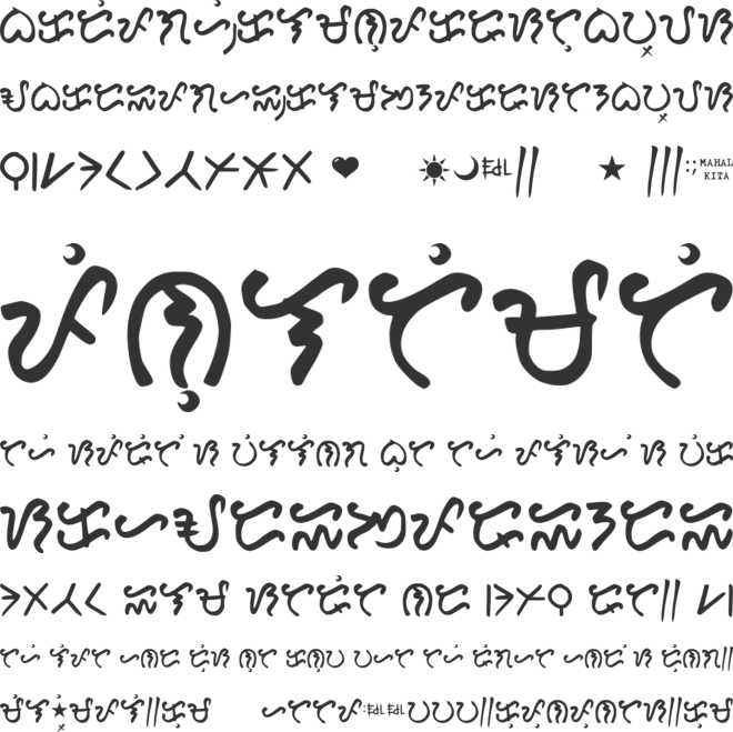 Hiraya_edl_b18x font preview