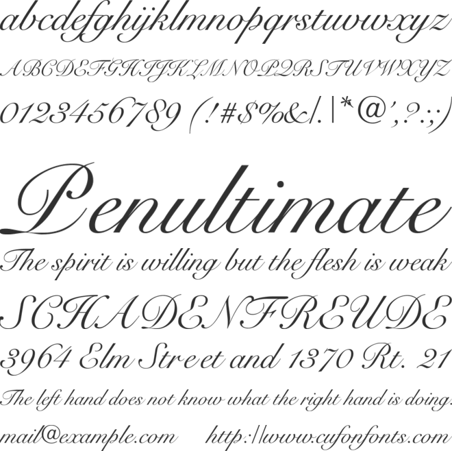 snell roundhand normal font