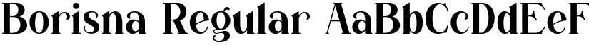 Borisna Regular font
