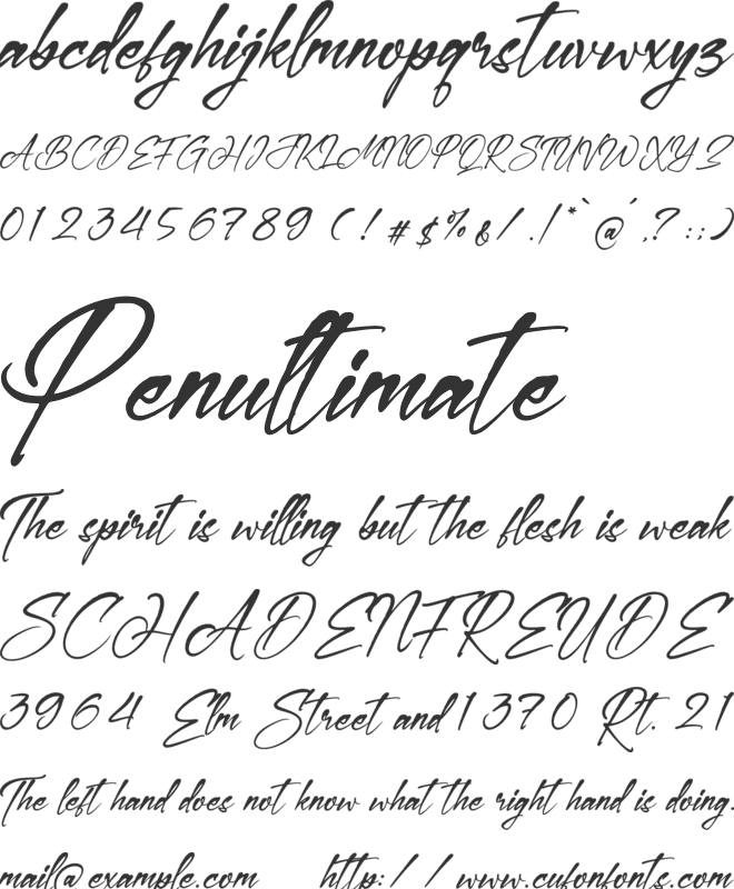 Floydretton font preview