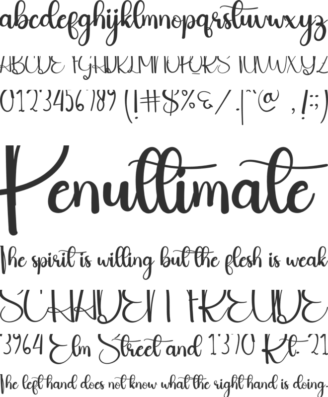 Happy Marriage font preview