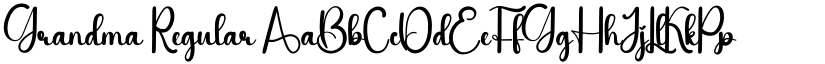 Grandma Regular font