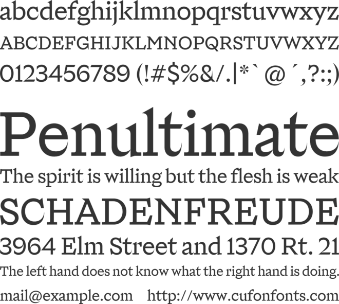 TRIAL Riegraf font preview