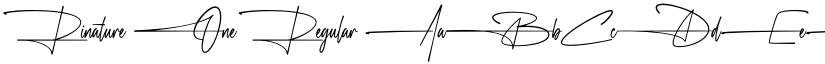 Rinature One Regular font