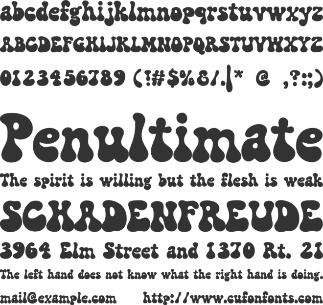 Madisoon font preview