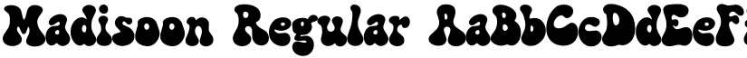 Madisoon Regular font